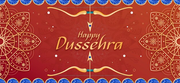 Dussehra banner vorlage