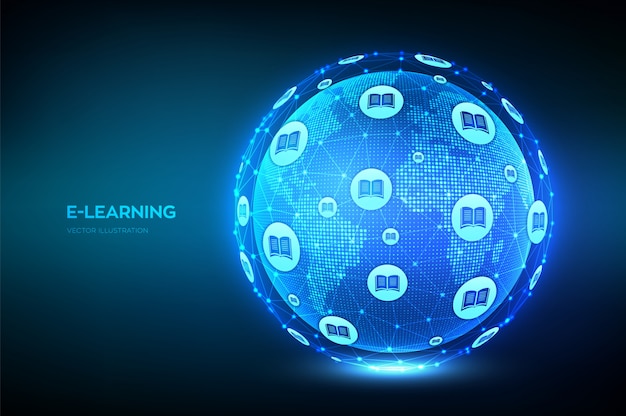 E-Learning-Hintergrund