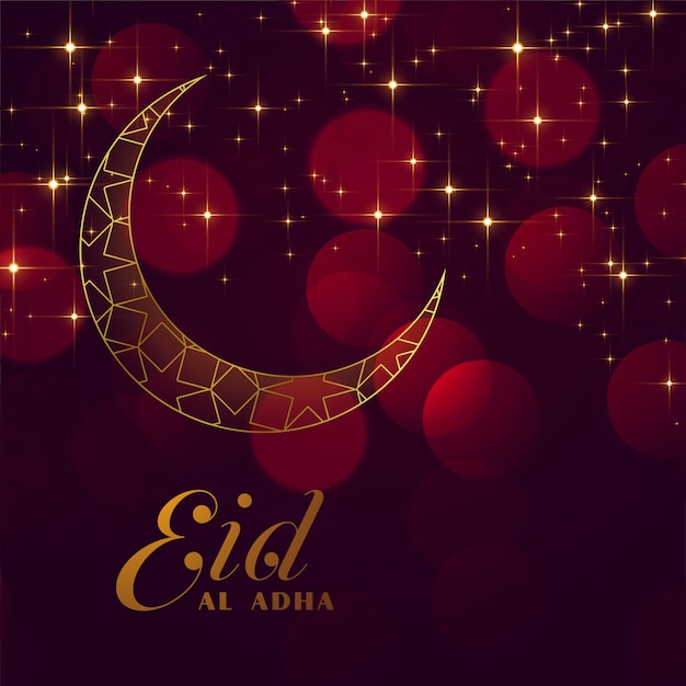 Eid al Adha Festival funkelnden Hintergrund