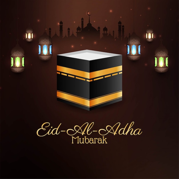 Eid al adha mubarak festivalkarte