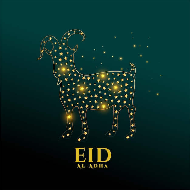 Eid al adha mubarak islamisches bakrid-grußdesign
