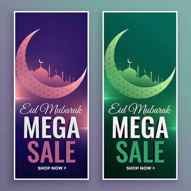 Eid mubarak mega sale banner gesetzt