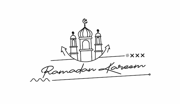 Eid Mubarak Ramadan Kareem muslimisches Festival Hintergrunddesign