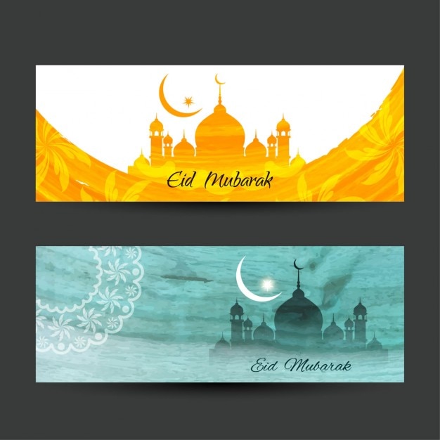 Eid mubarak religiöse banner