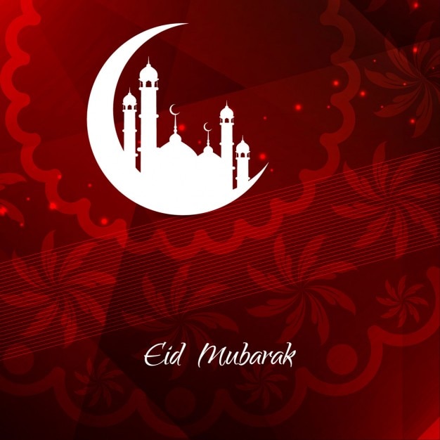 Kostenloser Vektor eid mubarak religiösen hintergrund design