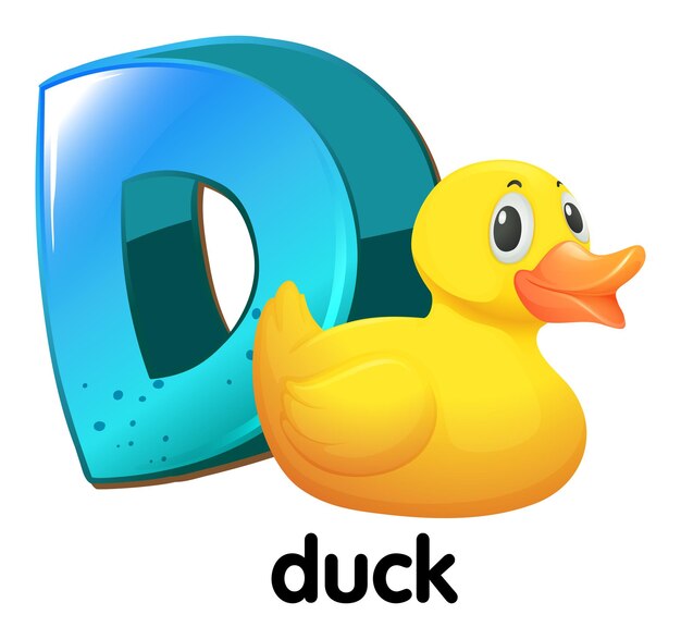 Ein Buchstabe D für Ente
