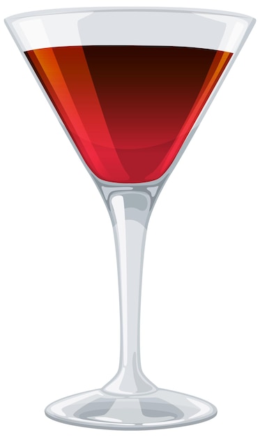 Ein elegantes Glas Rotwein