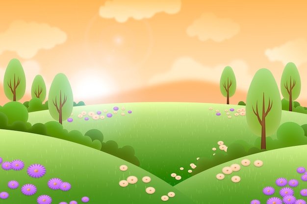 Ein realistischer Hintergrund für Frühlingsfeiern