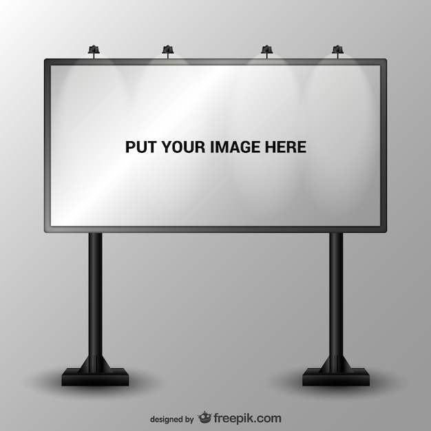 Einfache Plakatwand Vektor
