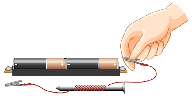 Einfacher stromkreis mit batterie