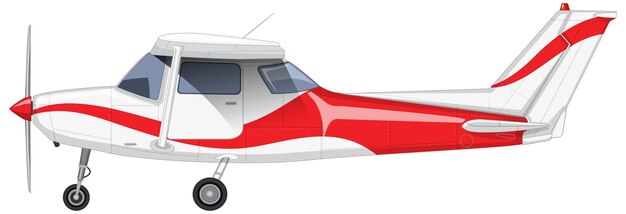 Einmotoriges Leichtflugzeug Vektor