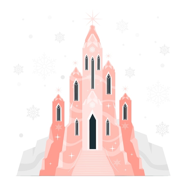 Eisburg-Konzeptillustration