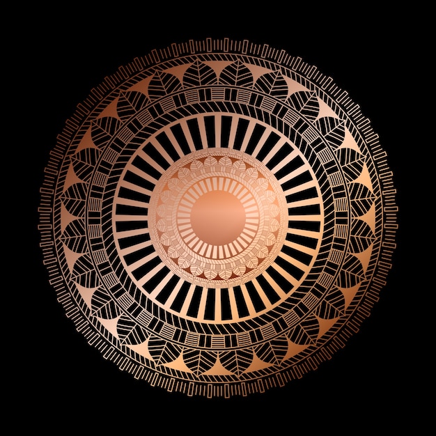 Elegant mit einem dekorativen Mandala-Design