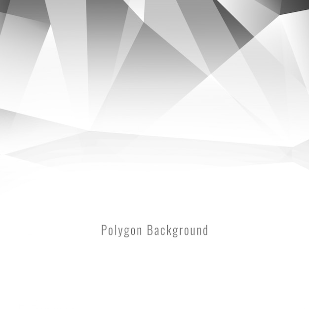 Elegante graue Farbe polygonale Design-Hintergrund
