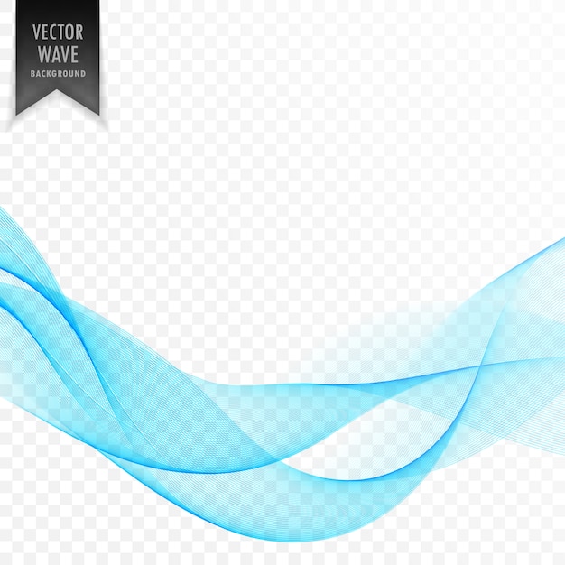 elegante Hintergrunddesign der blauen Welle