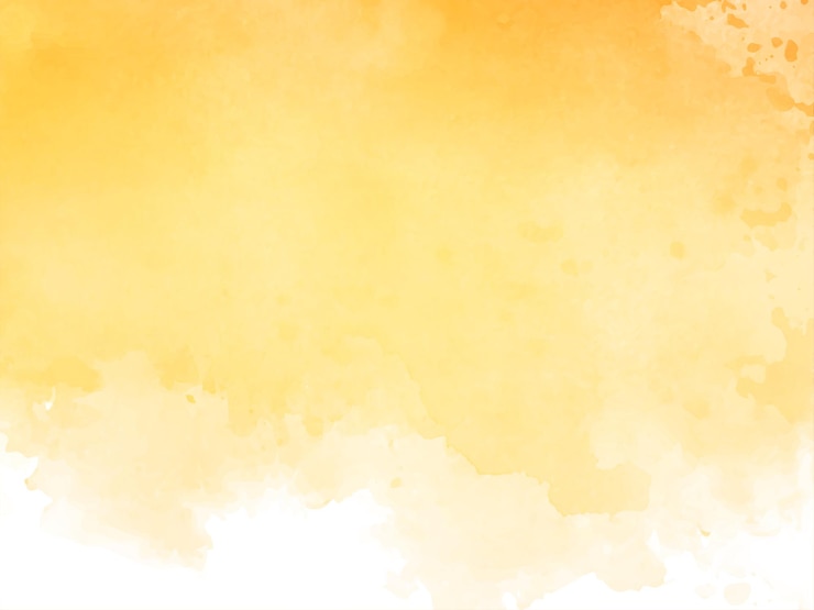 Kostenlose Vektor eleganter gelber aquarellbeschaffenheitshintergrund