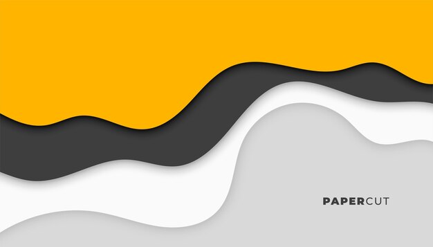 Eleganter Hintergrundentwurf des modernen abstrakten Papierschnittstils