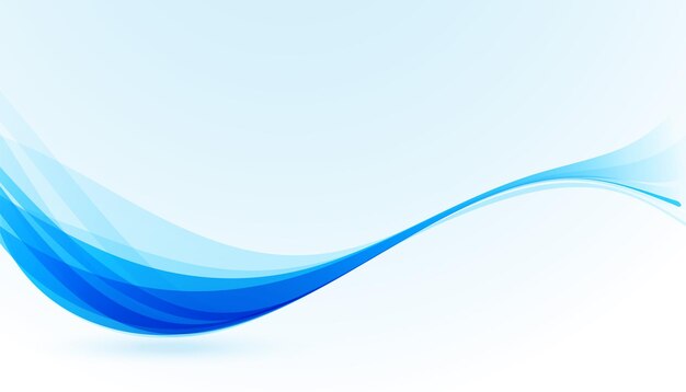 eleganter und glatter blauer kurvenförmiger Hintergrund mit Textraum