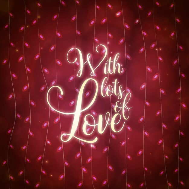 Eleganter Valentinsgruß-Hintergrund mit Lichteffekt