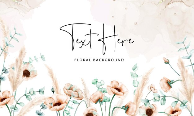 eleganter Vintage-Blumenhintergrund