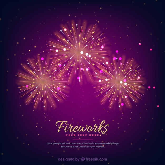 Elegantes Feuerwerk Hintergrund