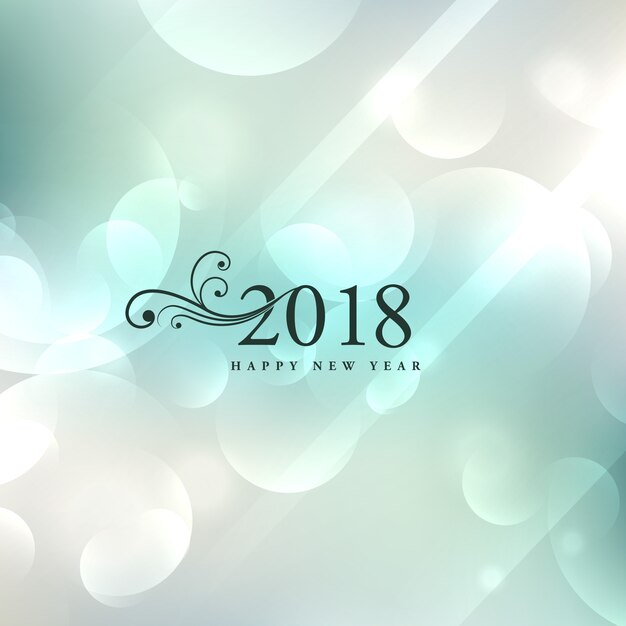 elegantes Hintergrunddesign des neuen Jahres 2018