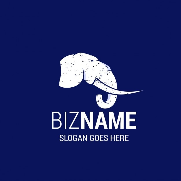 Kostenloser Vektor elephant business logo