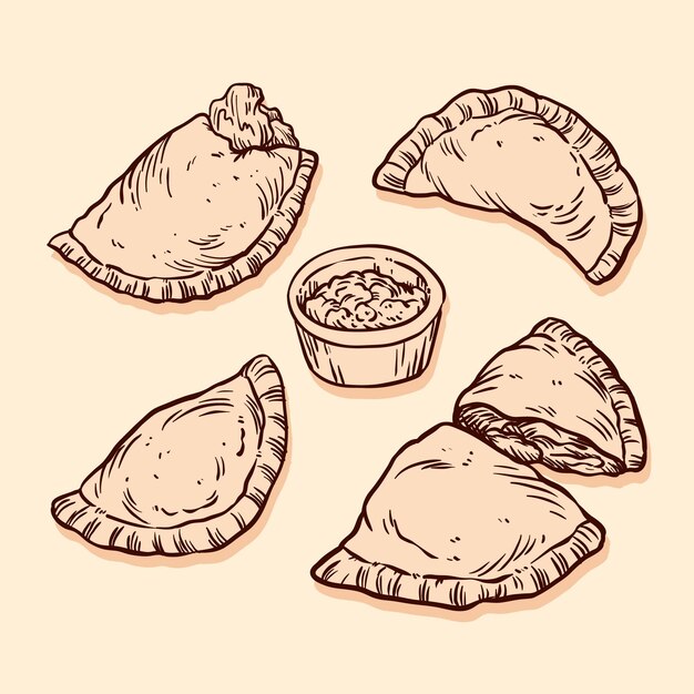 Empanada Sammlungskonzept