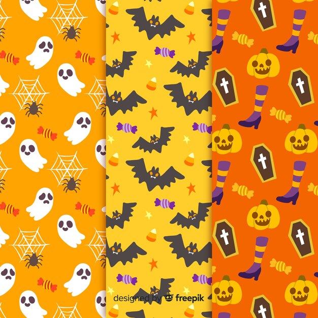 Endlose Textur für Halloween-Partys