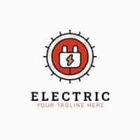 Kostenloser Vektor energie-logo-design-vorlage