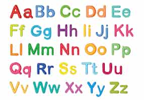 Kostenloser Vektor englische alphabets