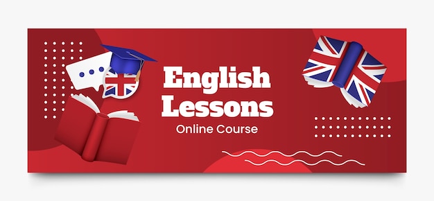 Kostenloser Vektor englischunterricht