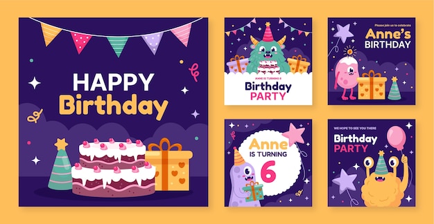 Entwurfsvorlage zum Geburtstag