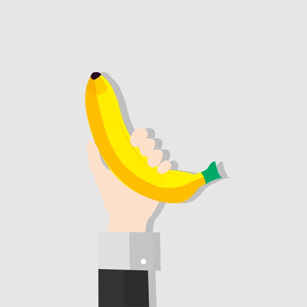 Ergreifung Banane Guy Arm Mann Hand