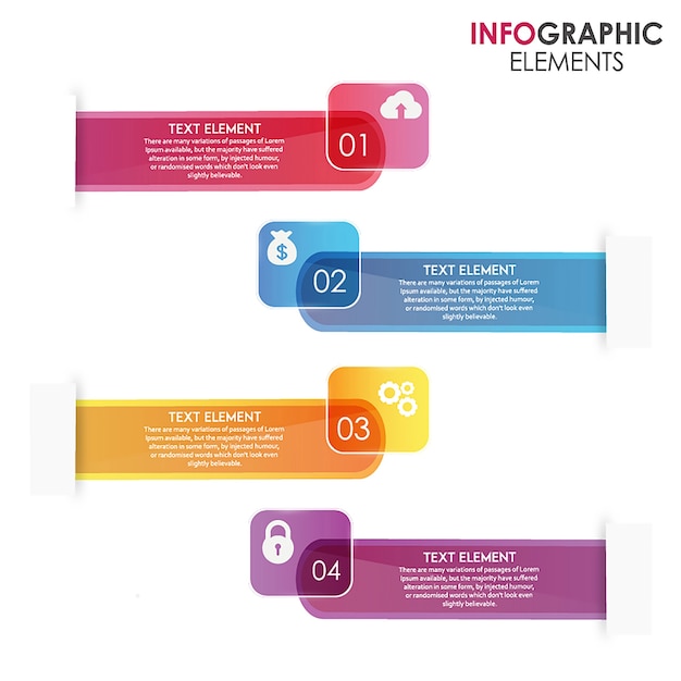 Erstaunliche vektor-ingographie-designs