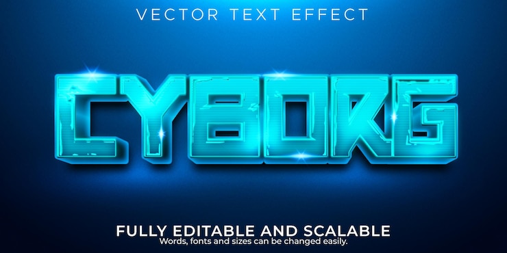 Kostenlose Vektor esport-texteffekt, editierbares spiel und neon-textstil