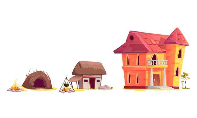 Evolution der Hausarchitektur