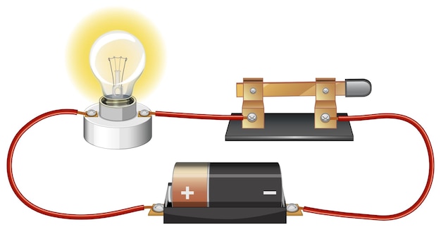 Kostenloser Vektor experiment zur elektrischen schaltungswissenschaft