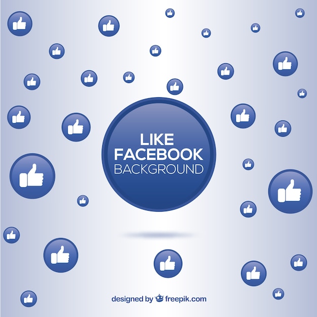 Facebook-hintergrund mit likes