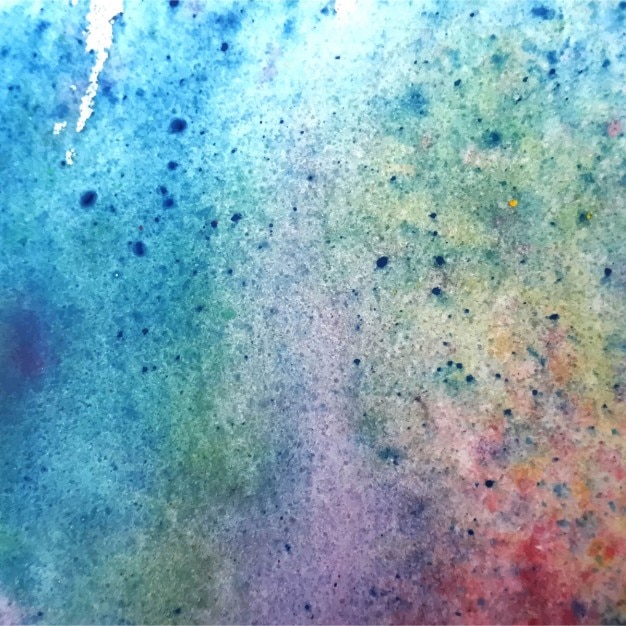 Kostenlose Vektor farbenfroher hintergrund mit aquarell