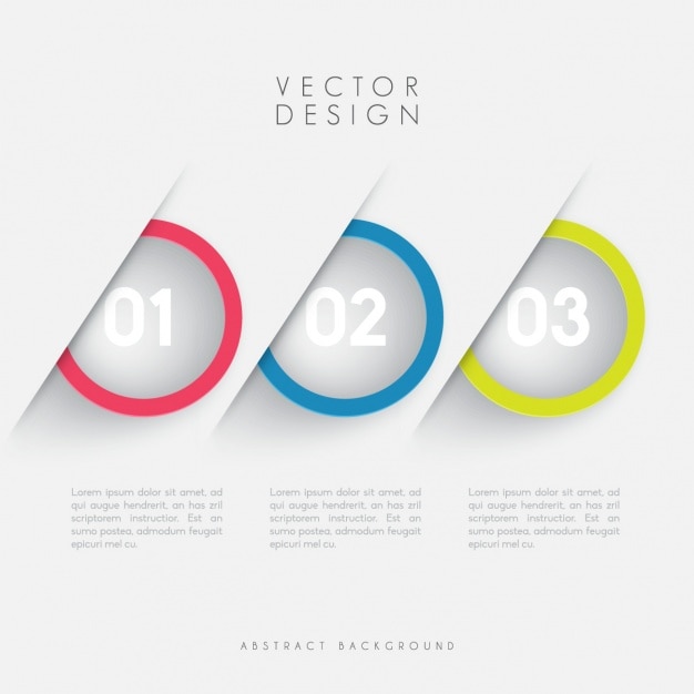 Kostenloser Vektor farbige infografik-vorlage