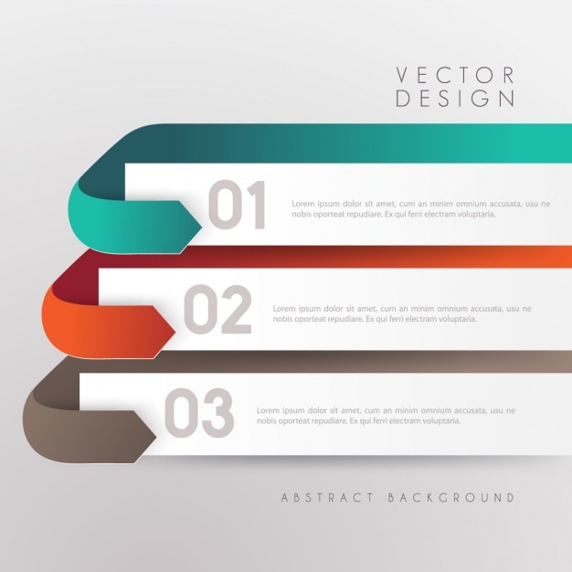 Kostenloser Vektor farbige infografik-vorlage