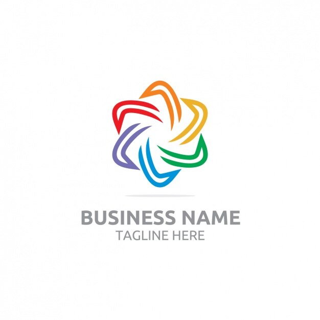Farbige Logo Template-Design