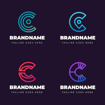 Farbverlauf c logo-sammlung