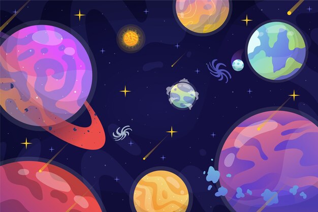 Farbverlauf Galaxie Hintergrund