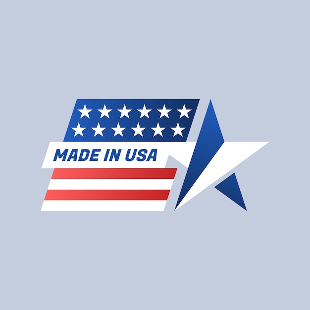 Farbverlauf in der usa-Logo-Vorlage