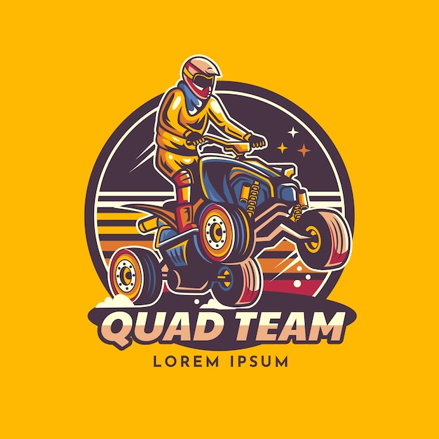 Farbverlauf-quad-logo-design