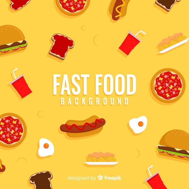 Fast-food-hintergrund