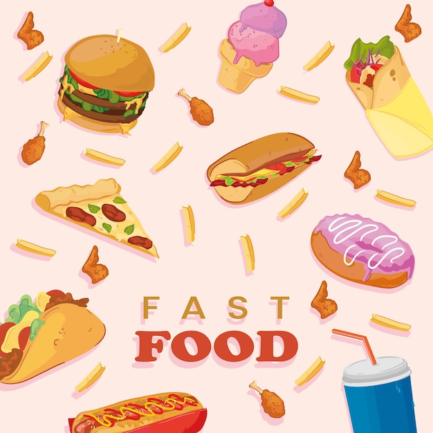 Fast-Food-Karte