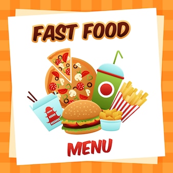 Fast-food-menü